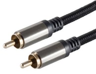 Premium Coaxial digital kabel - BlackCotton serie - 1 m