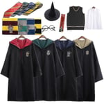 pcs/ Set för Harry Potter mantel Hogwarts skoluniform slips en storlek SQBB