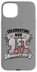 iPhone 15 Plus 1st Wedding Anniversary Celebrating 1 Year Matching Gift Case