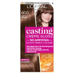 L'OREAL PARIS CASTING CREME GLOSS-NO AMMONIA-600 LIGHT BROWN