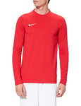 NIKE Men's Dry Park 18 Drill Crew Long Sleeve Top, University Red/White/(White), L UK