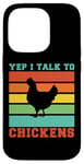 Coque pour iPhone 14 Pro Appel à tous les amateurs de poulet : Chicken Lover is Fun