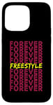 Coque pour iPhone 15 Pro Max Costume rétro Freestyle Forever années 80 pour concert