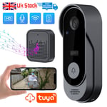 WiFi Wireless Smart Video Doorbell Security Camera Bell Phone Door Ring Intercom