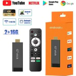 TV Box 4K TV Stick Android 11 boîtier TV intelligent - S905Y4 - 2G + 16G WiFi 2.4G&5G lecteur multimédia-A3