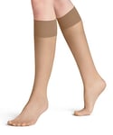 FALKE Women's Pure Matt 20 DEN W KH Sheer Plain 1 Pair Knee-High Socks, Skin colour (Golden 4699) new - eco-friendly, 5.5-8