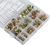 100 PCS Clip à Ressort pour Tuyau, Serre-joints à Tuyaux Colliers de Clip à Ressort Durite Essence Tuyau Serrage (6mm 8mm 10mm 12mm 14mm 15mm 16mm 18mm 20mm 22mm)