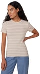 Petit Bateau Femme A0bfr Tee Shirt Manches Courtes, Avalanche/Multico, S EU