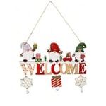 1pc Wooden Christmas Letter Sign Hanging Door Plaque Home Decor,Christmas