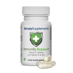 Immune System Vitamins | Vitamin C, Vitamin D & Zinc Capsules for Immune Support