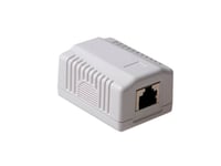 Act Surface Mounted Box Shielded 1 Ports Cat6. Type: Cat6 Wall Mountbox C6 1P Shielded (Fa6005)