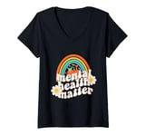 Womens Mental Health Matter V-Neck T-Shirt