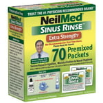 NeilMed Sinus Rinse EXTRA STRENGTH Premixed Packets - 70 Sachets Refill