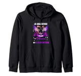 An angel watches over me from heaven she is my daughter Zip Hoodie