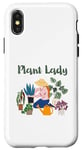 Coque pour iPhone X/XS Plante Lady Flower Power Floral Intérieur Jungle Plantes Amour