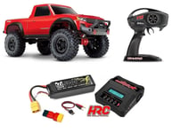 Traxxas 82024-4 TRX-4 Sport 1/10 4WD Rtr Robot Tq 2.4GHz+3S Jeu Rouge