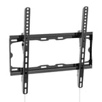 GRIFEMA Support Mural TV, Fixation Murale TV pour 26-55 Pouces Support Tele Inclinable Accroche Television Mural Universel Max. Support VESA 400x400mm,Charge Jusqu'à 55 kg Installation Facile