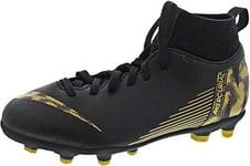 Nike Superfly 6 Club MG Chaussures de Football, Noir (Black/MTLC Vivid Gold 077), 38 EU