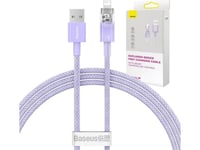 Fast Charging Cable Baseus Usb-A To Lightning Explorer Series 1M 2.4A (Purple)