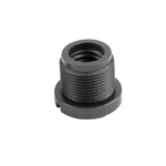 K&M 85045 Gjengeadapter, Sort Plastikk, 3/8" hun- til 5/8" han-gjenger