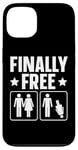 Coque pour iPhone 13 Finally Free Funny Divorce