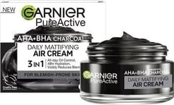 Garnier Pure Active Aha Bha Charcoal Daily Mattifying Air Face Creme 50Ml