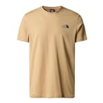 THE NORTH FACE Simple Dome T-Shirt Khaki Stone XS