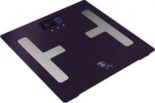 Waga Łazienkowa Berlinger Haus Elektroniczna Waga Łazienkowa Bodyfat Max 180Kg Metallic Line Purple Eclipse Collection Berlinger Haus Bh/9223