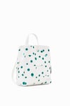 Desigual Women's Back_New Splatter Sumy M Accessories PU Backpack Mini, White, One Size