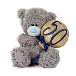 Me to You Tatty Teddy 50th Birthday Bear Holding a 50 Balloon - Official Collection, Grey