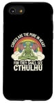 iPhone SE (2020) / 7 / 8 Funny Cthulhu Mythos Quote, Retro Yoga Cthulhu Case