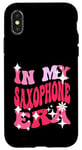 Coque pour iPhone X/XS In My Saxophone Era Music Band pour femmes et enfants