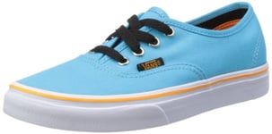 Vans U Authentic (Pop) BLUATOLL/A, Basket Adulte Mixte - Bleu - Blau ((Pop) Blue Atoll/Autumn Glory), 35 EU