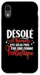 Coque pour iPhone XR Cadeau Original Drôle Saint Valentin Amour Couple Humour