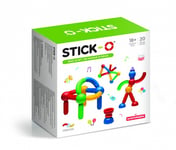 Magformers Stick-O 005-901002 Basic Set - 20 Elementer