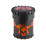 Flying Dragon Black & red Leather Dice Cup