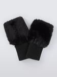 John Lewis Faux Fur Fingerless Gloves