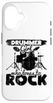 Coque pour iPhone 16 Batterie pour groupe de musique