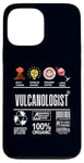 iPhone 13 Pro Max Vulcanologist Job Definition Skills Coffee Wine Sarcasm Case