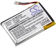 Kompatibelt med Garmin Approach S60, 3,7V, 230mAh