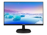 Philips Moniteur LCD Full HD 223V7QHAB/00. - 54,6 cm (21.5") - 1920 x 1080 pixels- LED. Écran: LCD5 ms- 16:9 - HDMI,VGA - noir - Dimensions : 19,5 x 49 x 36,8 cm