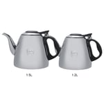 1.2l 1.5L Stainless Steel Stove Top Teapot Tea Coffee Pot Kettle Heat☜