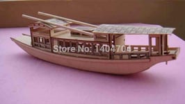 Kit Maquette Bateau Bateau modèle éducatif en Bois Bateau Classique Ensemble Puzzle en Bois Bateau la décoration