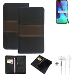 Phone Case + earphones for Motorola Moto G Pro Wallet Cover Bookstyle protective