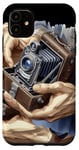 Coque pour iPhone 11 Vintage Brownie Appareil photo reflex analogique