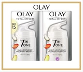 Olay Total Effects Anti-Ageing Moisturiser Day and Night Cream with...