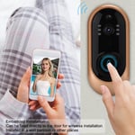 1080P HD Smart Wireless WIFI Video Doorbell Security PIR Camera Doorbell (WI Hot