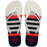 Havaianas Top Nautical, blanc/blanc/bleu marine, 40/40,5