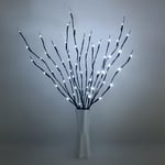 URAQT Branche Lumineuse Led avec 60 LED, 3PCS LED Brindille Lumières Blanc, 73CM Pliable Branches de Brindilles illuminées, Lampe pour Décoration pour Vase Arbre, Convient pour Noël, fête, Intérieur