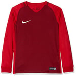 Nike Trophy III Youth LS Maillot Mixte Enfant, Team Red/Gym Red/Gym Red/Blanc, FR : M (Taille Fabricant : M)